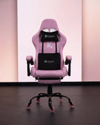Silla Gamer CO-1039F Rosa, con tapizado en tela, reposapiés y ruedas en silicona · set-2k · 33-co-1039f-pink-01-contraste.jpg
