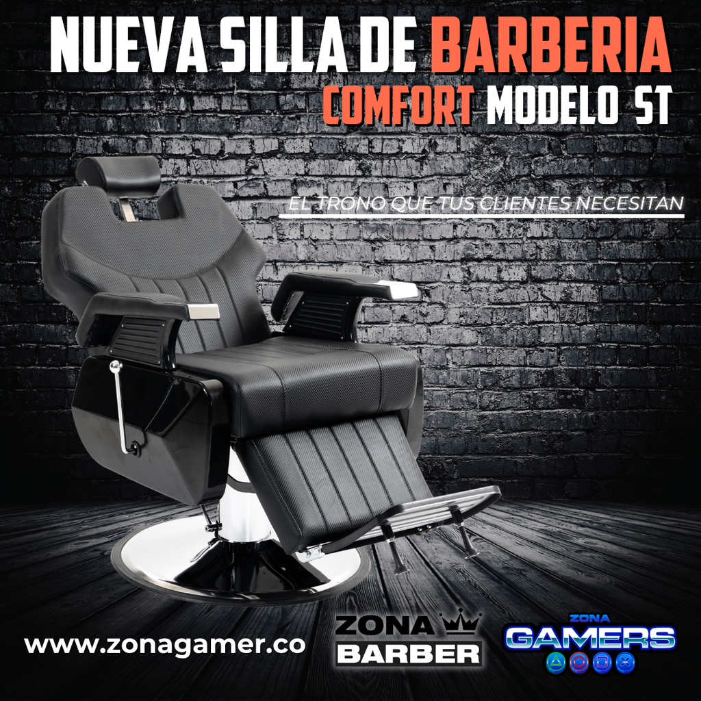 Silla de Barberia ST-COMFORT