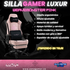 Silla Gamer Luxur Edición Limitada Modelo Weavemonster SAH-0019 Pink