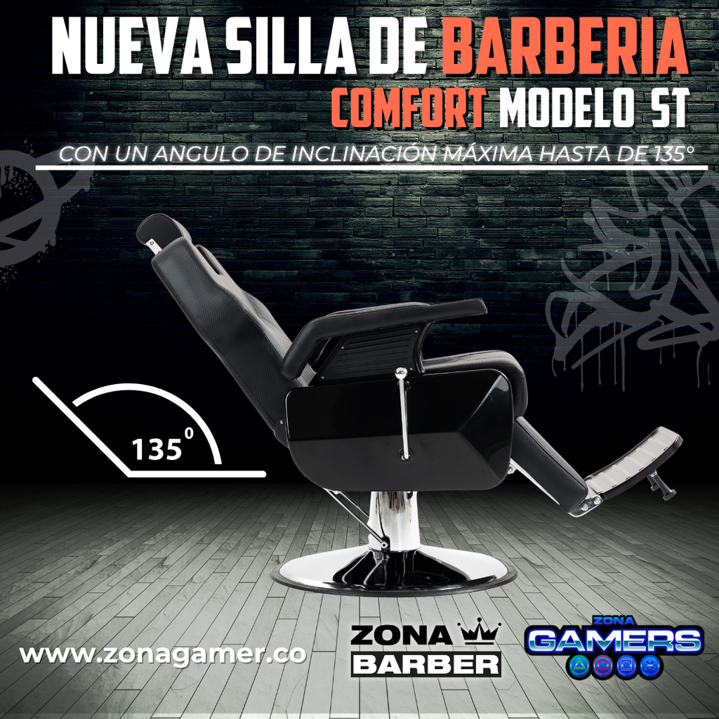 Silla de Barberia ST-COMFORT