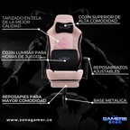 Silla Gamer Luxur Edición Limitada Modelo Weavemonster SAH-0019 Pink