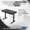 Escritorio Z-008 color negro con motor eléctrico
