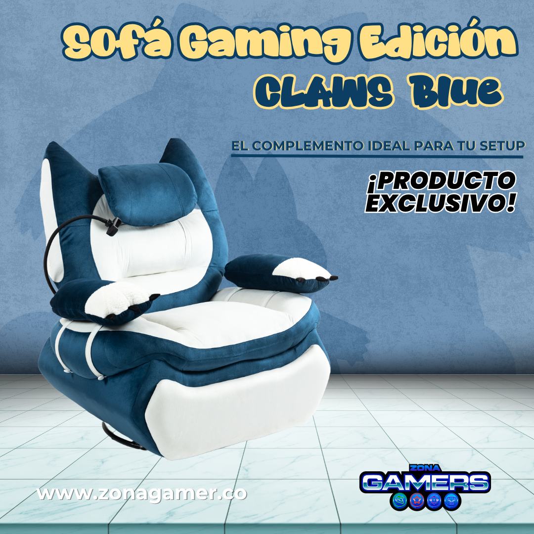 Sofá Gaming Claws Blue