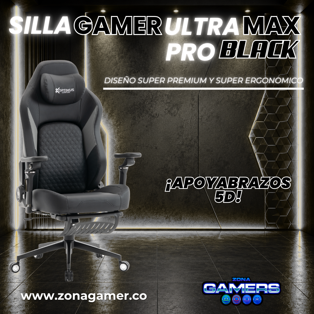 Silla Gamer Ultra Max Pro Black