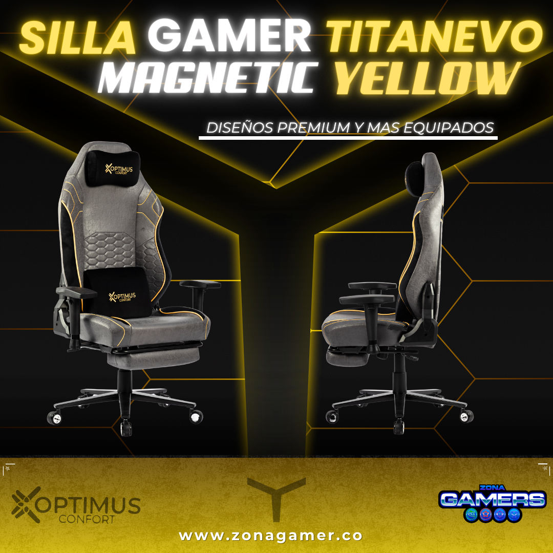 Silla Gamer TitanEvo Magnetic Yellow