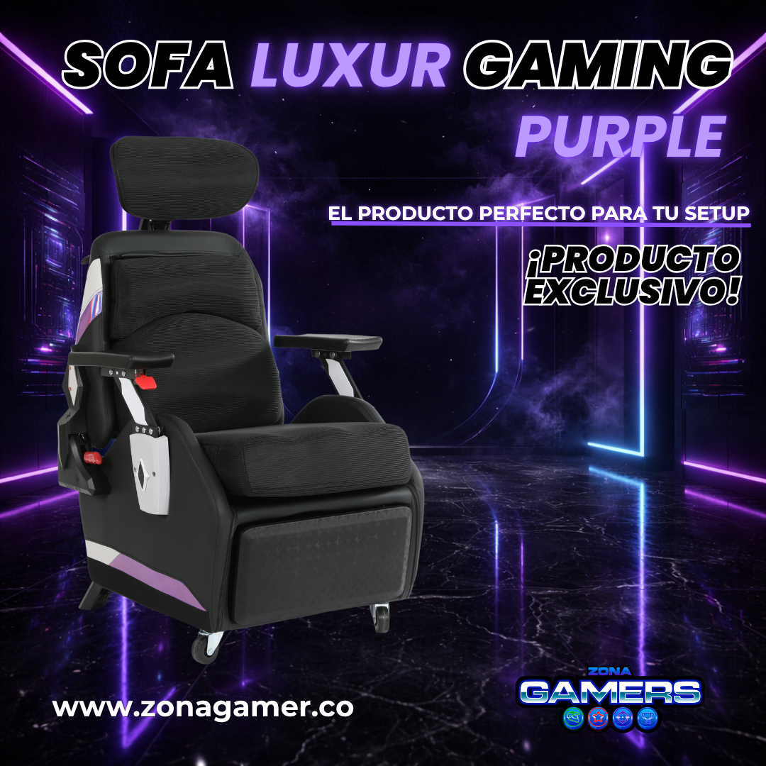 Sofá Gaming Luxur Purple