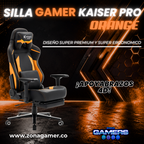 Silla Gamer Kaiser PRO Orange