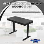 Escritorio Z-008 color negro con motor eléctrico