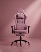 Silla Gamer CO-1102F Pink, tapizada en tela con reposapiés y ruedas en silicona · set-2k · 44-co-1102f-pink-01-armonia.jpg