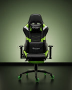 Silla Gamer DX-1127F Green con reposapiés y ruedas en silicona · set-2k · 48-dx-1127f-green-01-armonia.jpg