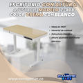 Escritorio Z-008 color Log+White con motor eléctrico