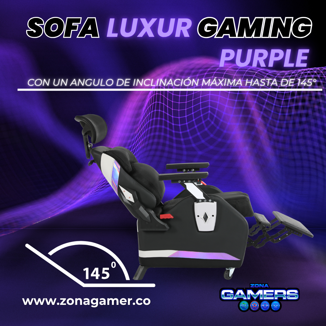 Sofá Gaming Luxur Purple