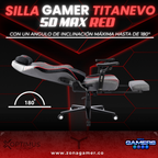 Silla Gamer TITANEVO 5D MAX Red