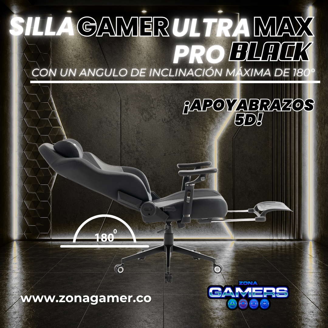Silla Gamer Ultra Max Pro Black
