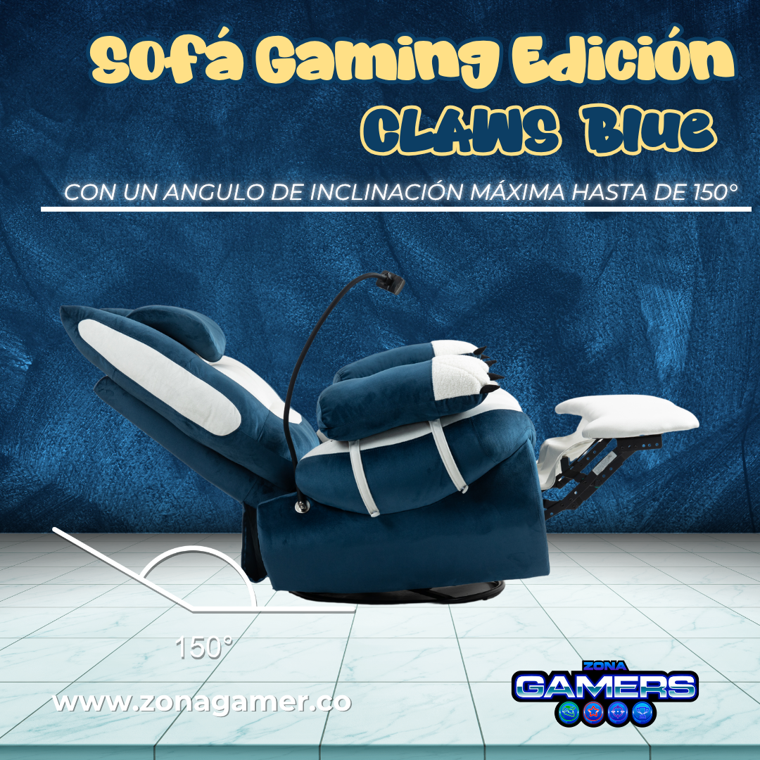 Sofá Gaming Claws Blue