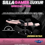 Silla Gamer Luxur Elegant Pink.