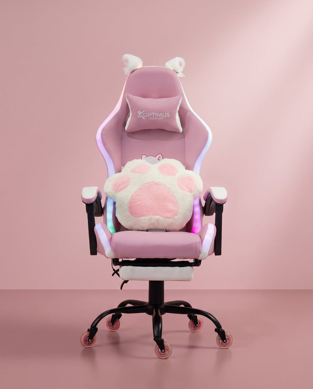 Silla Gamer Cat-1039F + RGB Pink-White con reposapiés y ruedas en silicona. · set-2k · 52-cat-1039f-pink-white-01-armonia.jpg