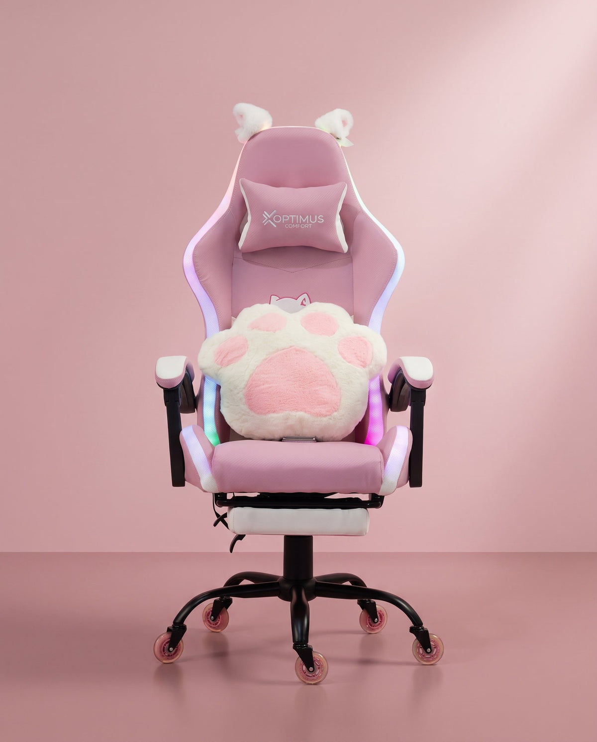 Silla Gamer Cat-1039F + RGB Pink-White con reposapiés y ruedas en silicona. · set-2k · 52-cat-1039f-pink-white-01-armonia.jpg