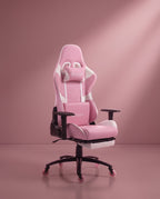 Silla Gamer DX-1127F Pink con reposapiés y ruedas en silicona · set-2k · 54-dx-1127f-pink-02-armonia.jpg