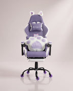 Silla Gamer Cat-1039F White-Lilac con reposapiés y ruedas en silicona. · set-2k · 56-cat-1039f-white-lilac-01-armonia.jpg