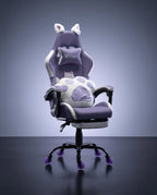 Silla Gamer Cat-1039F White-Lilac con reposapiés y ruedas en silicona. · set-2k · 59-cat-1039f-white-lilac-02-contraste.jpg