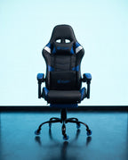 Silla Gamer E-1127F Blue con reposapiés y ruedas en silicona · set-2k · 61-e-1127f-blue-01-contraste.jpg