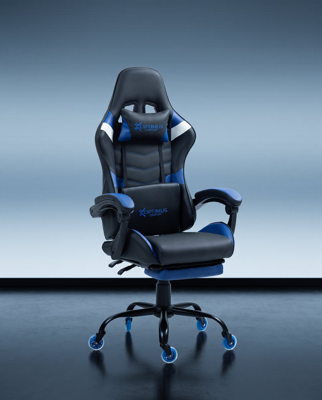 Silla Gamer E-1127F Blue con reposapiés y ruedas en silicona · set-2k · 62-e-1127f-blue-02-armonia.jpg