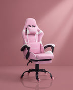 Silla Gamer E-1127F Pink con reposapiés y ruedas en silicona · set-2k · 66-e-1127f-pink-02-armonia.jpg