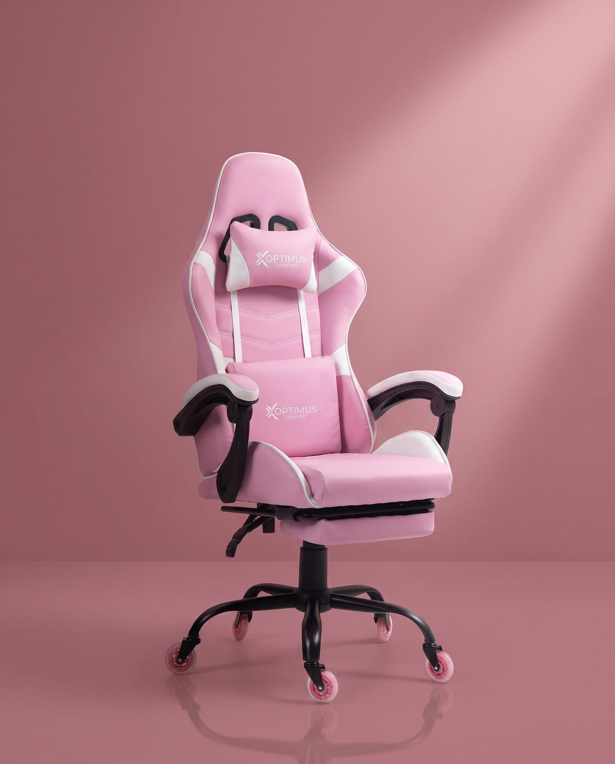 Silla Gamer E-1127F Pink con reposapiés y ruedas en silicona · set-2k · 66-e-1127f-pink-02-armonia.jpg