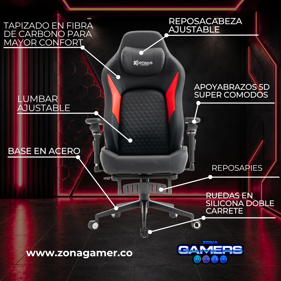 Silla Gamer Ultra Max Pro Red