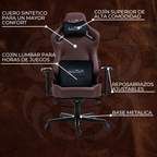 Silla Gamer Luxur Edición Limitada Modelo SAH-0024 Clutch