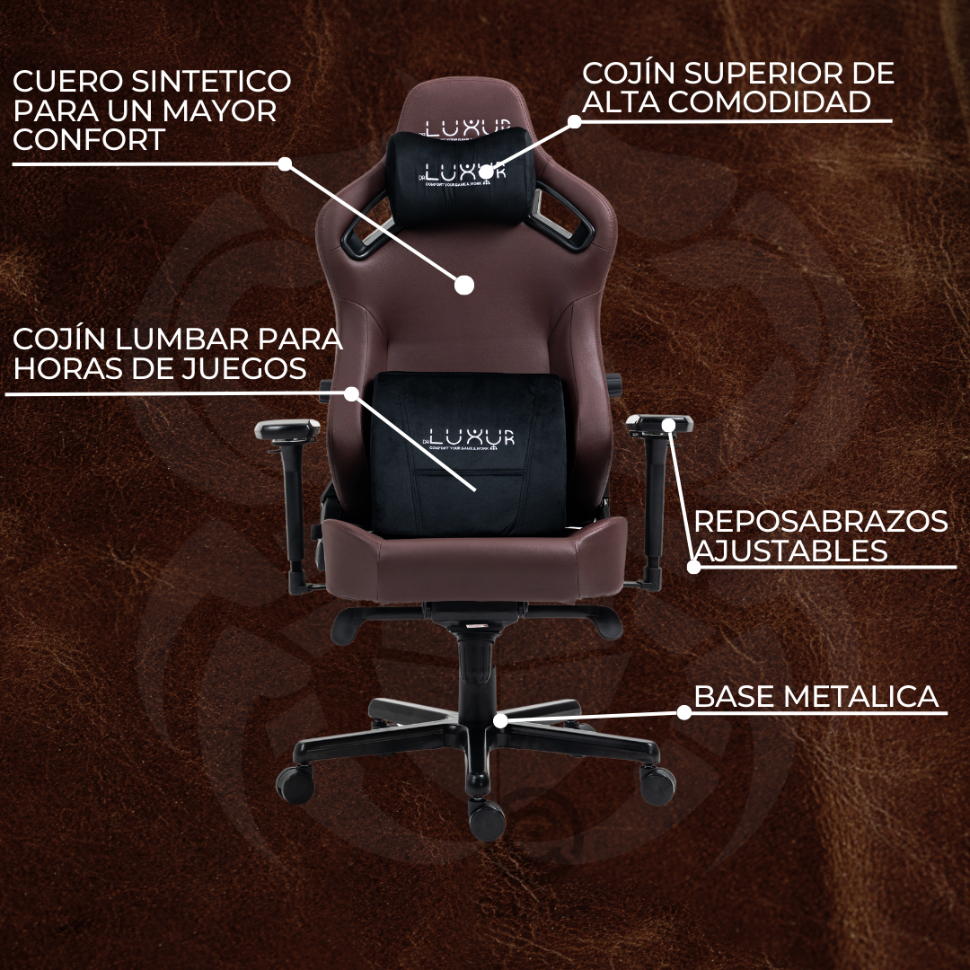 Silla Gamer Luxur Edición Limitada Modelo SAH-0024 Clutch