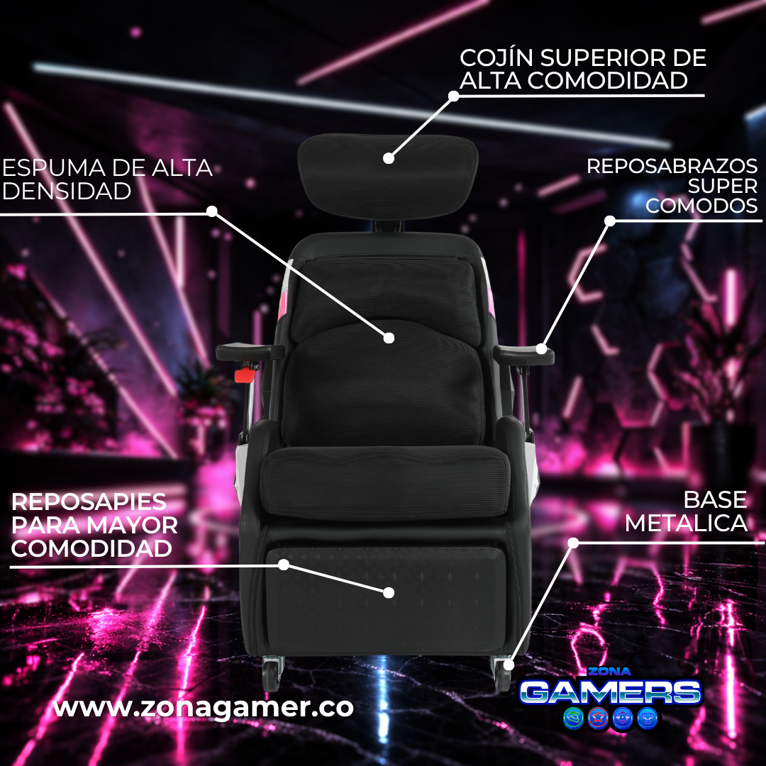 Sofá Gaming Luxur Pink
