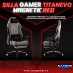 Silla Gamer TitanEvo Magnetic Red