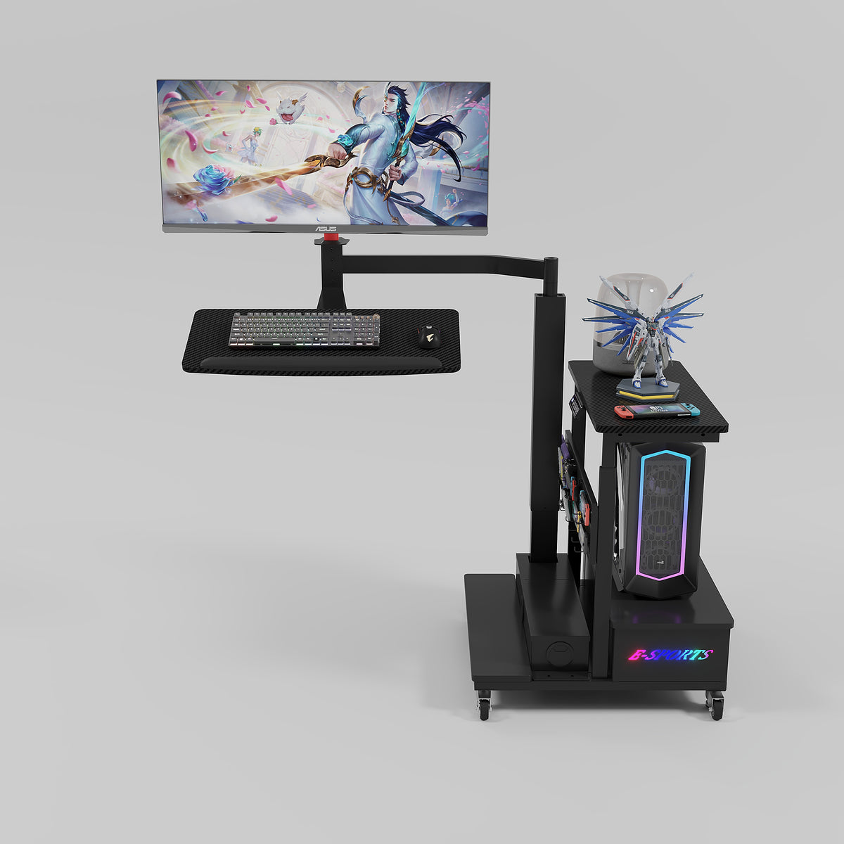 Escritorio Gamer Flotante ZG-NEXUS