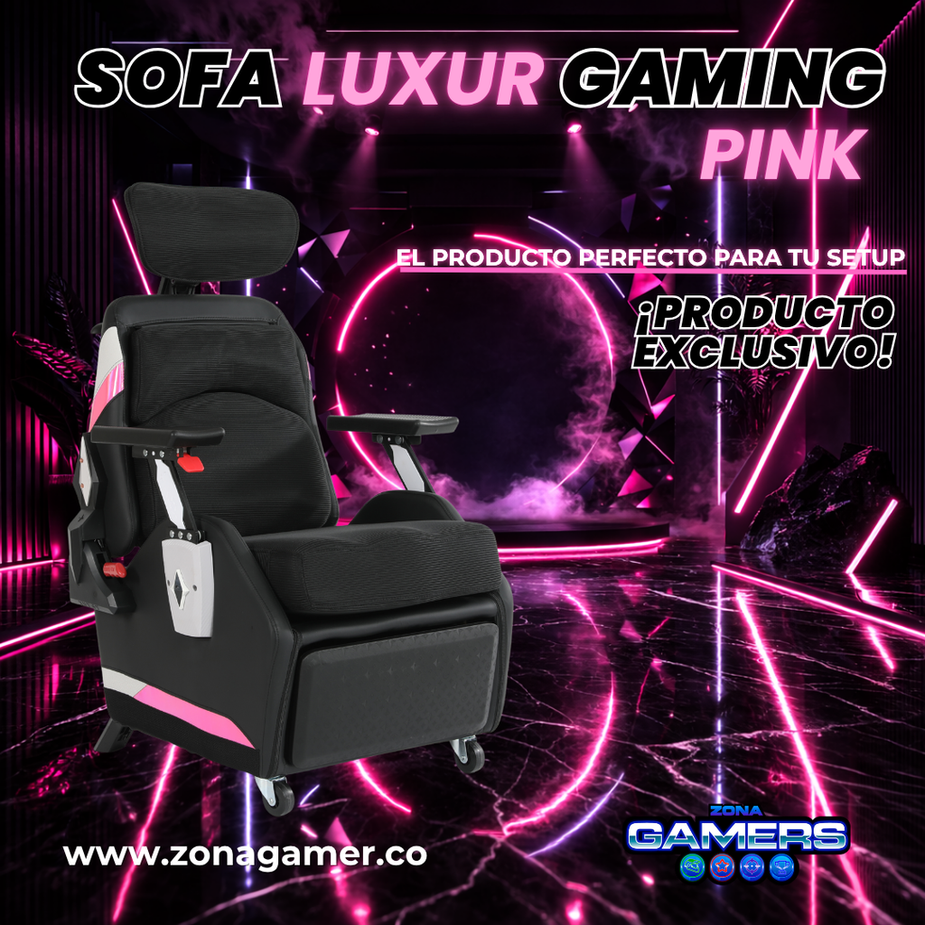 Sofá Gaming Luxur Pink