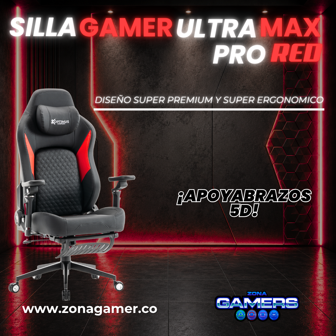 Silla Gamer Ultra Max Pro Red