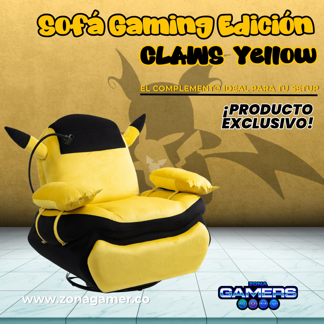 Sofá Gaming Claws Yellow