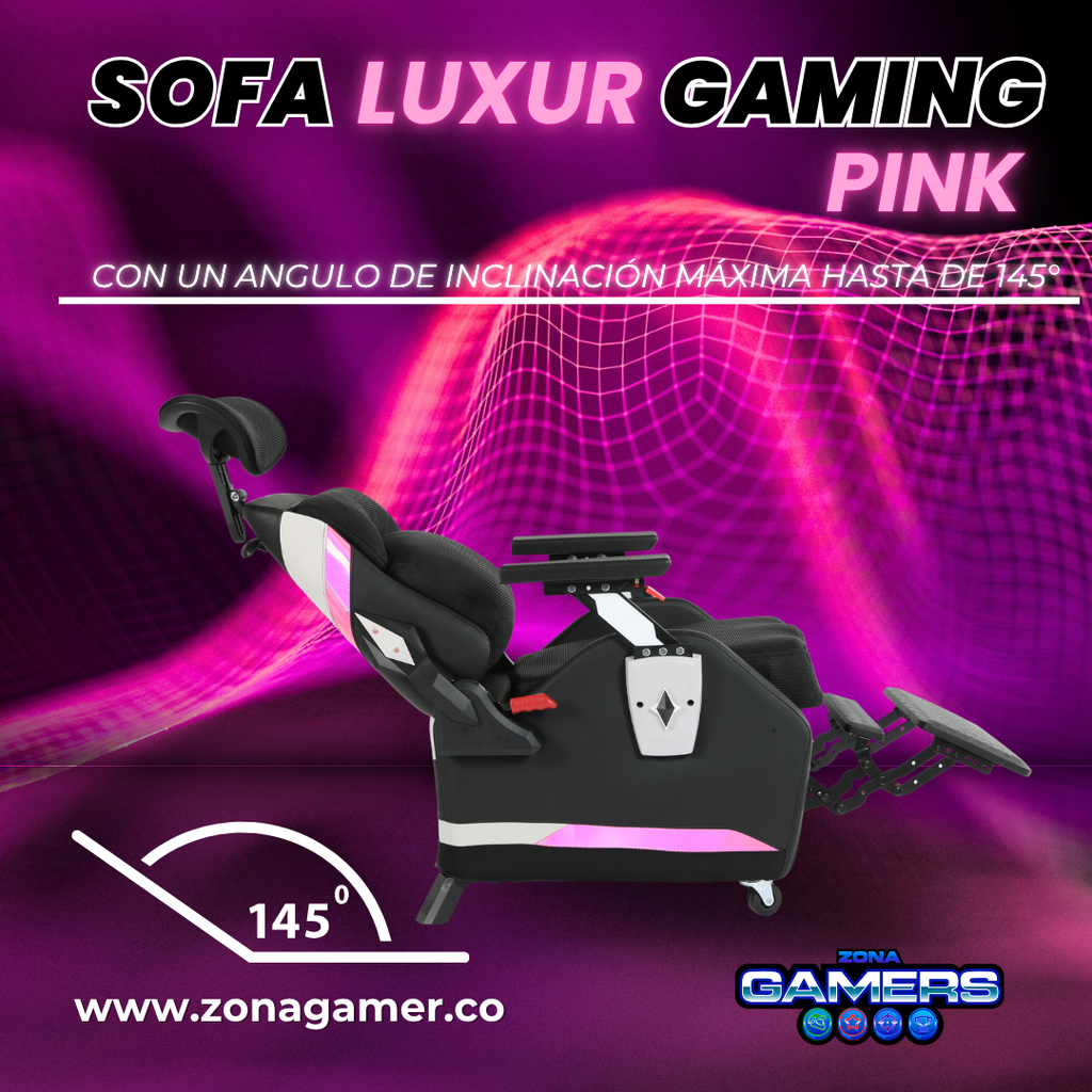 Sofá Gaming Luxur Pink