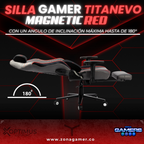 Silla Gamer TitanEvo Magnetic Red