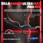 Silla Gamer Ultra Max Pro Red