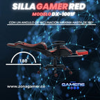 Silla Gamer DX-1001F Red con reposapiés