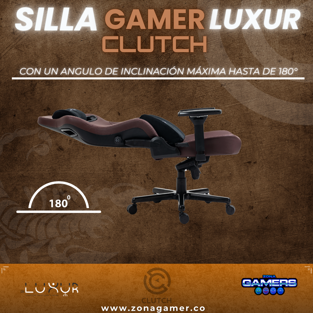 Silla Gamer Luxur Edición Limitada Modelo SAH-0024 Clutch