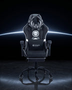 Silla Gamer Marvel-1039F Black con reposapiés y ruedas en silicona. · set-2k · 93-marvel-1039f-black-01-contraste.jpg