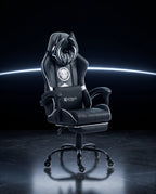 Silla Gamer Marvel-1039F Black con reposapiés y ruedas en silicona. · set-2k · 95-marvel-1039f-black-02-contraste.jpg