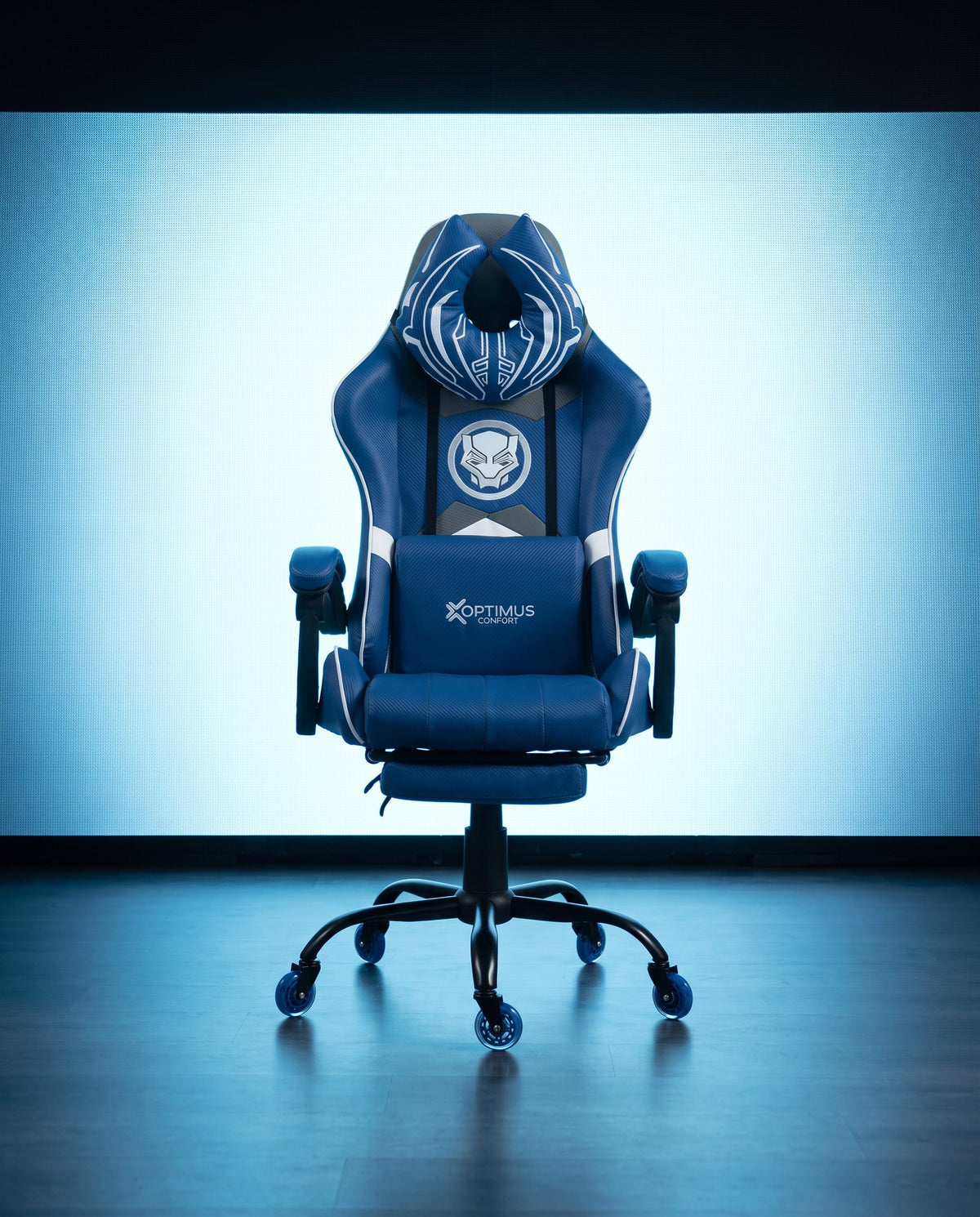 Silla Gamer Marvel-1039F Blue con reposapiés y ruedas en silicona. · set-2k · 97-marvel-1039f-blue-01-contraste.jpg
