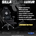 Silla Gamer Luxur Elegant Black.