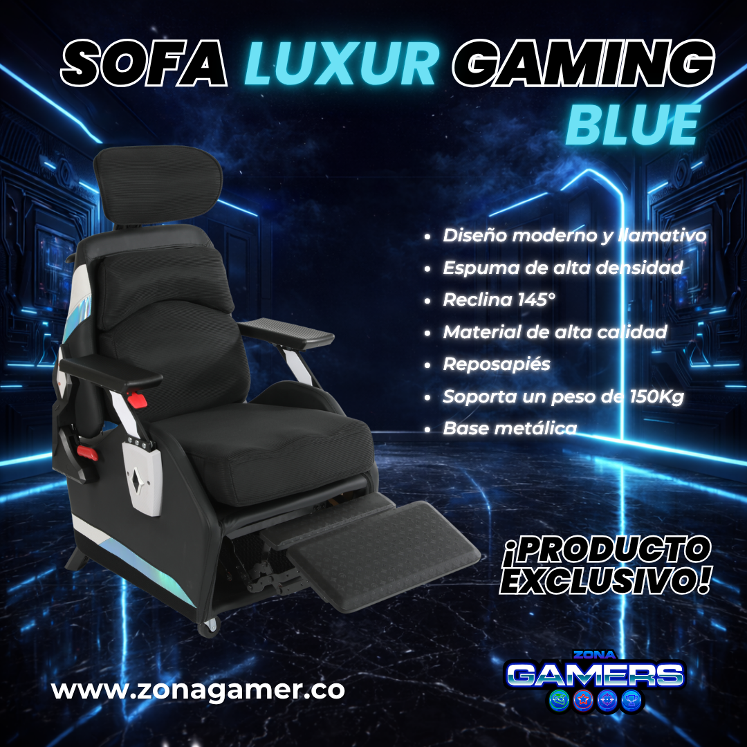 Sofá Gaming Luxur Blue