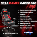 Silla Gamer Kaiser PRO Red