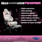 Silla Gamer Luxur Edición Limitada Modelo SAH-0010 PWNGAMER